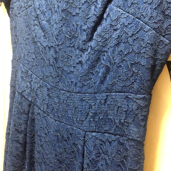 Royal Blue Lace Romper - Picture 3 of 4